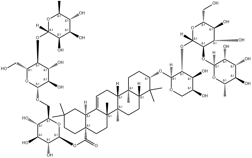 Raddeanoside R8 Struktur