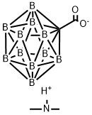 Trimethylammonium 1-carboxy-1-carbadodecaborate Struktur