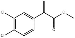 Benzeneacetic acid, 3,4-dichloro-α-methylene-, methyl ester Struktur