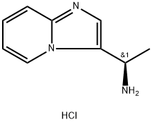 Imidazo[1,2-a]pyridine-3-methanamine, α-methyl-, hydrochloride (1:1), (αR)- Struktur