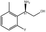 (2R)-2-amino-2-(2-fluoro-6-methylphenyl)ethan-1-ol Struktur