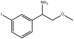 Benzenemethanamine, 3-iodo-α-(methoxymethyl)- Struktur