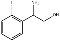 Benzeneethanol, β-amino-2-iodo- Struktur