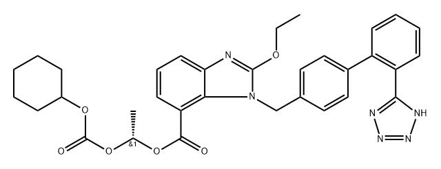 (R)-Candesartan Cilexetil Struktur