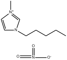 1H-Imidazolium, 1-methyl-3-pentyl-, nitrate (1:1) Struktur