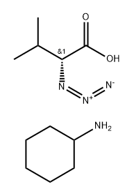 D-azidovaline CHA salt Struktur