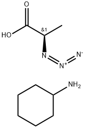 D-azidoalanine CHA salt Struktur