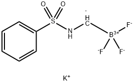 Potassium phenylsulfonamidomethyltrifluoroborate Struktur