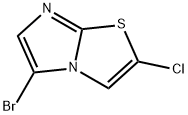 5-bromo-2-chloroimidazo[2,1-b]thiazole Struktur