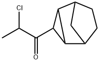 1-Propanone, 2-chloro-1-tricyclo[3.2.1.02,4]oct-3-yl-, [3(S)-(1alpha,2beta,3alpha,4beta,5alpha)]- (9CI) Struktur