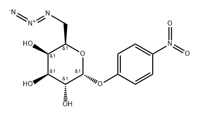 4-Nitrophenyl 6-azido-6-deoxy-α-D-galactopyranoside Structure