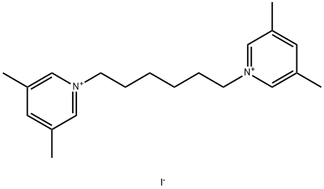 Pyridinium, 1,1'-(1,6-hexanediyl)bis[3,5-dimethyl-, diiodide (9CI) Struktur