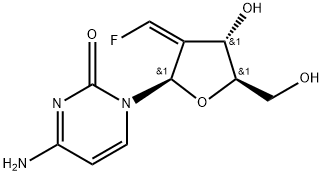 Cytidine, 2'-deoxy-2'-(fluoromethylene)-, (2'Z)- (9CI) Struktur