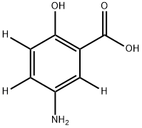 MESALAMINE-D3 Struktur