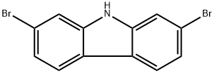 9H-Carbazole, 2,7-dibromo-, radical ion(1+) Struktur