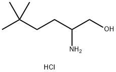 2-amino-5,5-dimethylhexan-1-ol hydrochloride Struktur