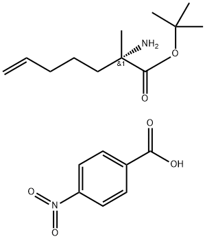 α-Me-Gly(Pentenyl)-OtBu p-Nitrobenzoate Struktur