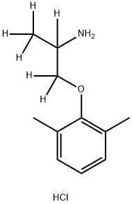 Mexiletine D6 Struktur