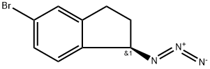 1H-Indene, 1-azido-5-bromo-2,3-dihydro-, (1R)-