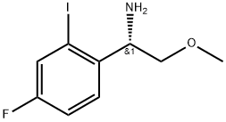 (1S)-1-(4-fluoro-2-iodophenyl)-2-methoxyethanamine Struktur