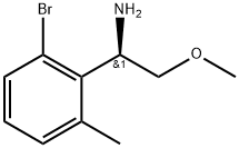 (1R)-1-(2-bromo-6-methylphenyl)-2-methoxyethan-1-amine Struktur