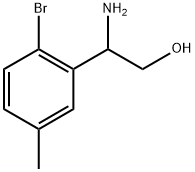 2-amino-2-(2-bromo-5-methylphenyl)ethan-1-ol Struktur