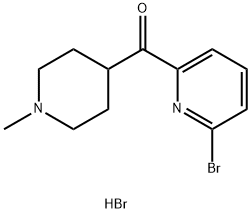 Methanone, (6-bromo-2-pyridinyl)(1-methyl-4-piperidinyl)-, hydrobromide (1:1)