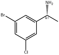 (1R)-1-(3-Bromo-5-chlorophenyl)ethanamine hydrochloride Struktur