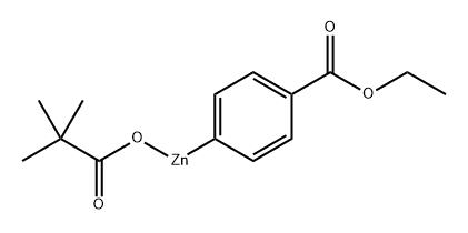 (3-(Ethoxycarbonyl)benzyl)zinc pivalate (1.05 mmol/g ) Struktur