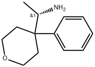 (S)-1-(4-phenyltetrahydro-2H-pyran-4-yl)ethan-1-amine Struktur