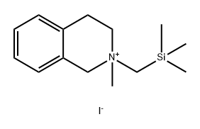 Isoquinolinium, 1,2,3,4-tetrahydro-2-methyl-2-[(trimethylsilyl)methyl]-, iodide (1:1)