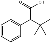 Benzeneacetic acid, α-(1,1-dimethylethyl)- Struktur