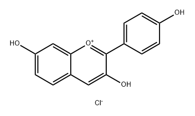 GUIBOURTINIDIN CHLORIDE(SH) Struktur