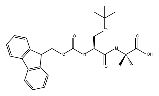 Fmoc-Ser(tBu)-Aib-OH Struktur