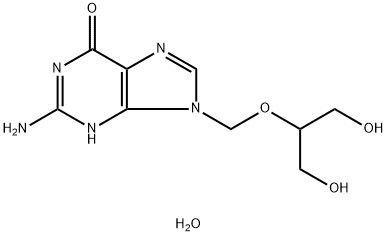 Ganciclovir Ηydrate Struktur