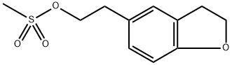 5-Benzofuranethanol, 2,3-dihydro-, 5-methanesulfonate Struktur