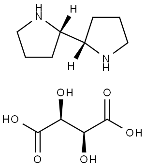 (S,S)-2,2′-Bipyrrolidine D-tartrate trihydrate Struktur