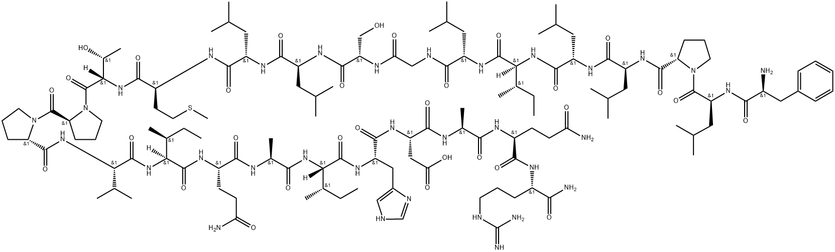 poneratoxin Struktur