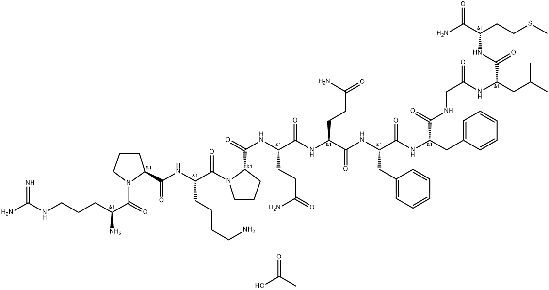 SUBSTANCE P ACETATE SALT HYDRATE, BIOCHEMIKA Struktur