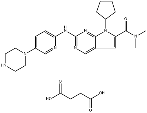 LEE011 (succinate hydrate) Struktur