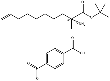 α-Me-D-Gly(Octenyl)-OtBu p-Nitrobenzoate Struktur