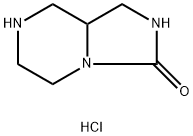 octahydroimidazolidino[1,5-a]piperazin-3-one hydrochloride Struktur