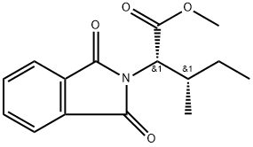 2H-Isoindole-2-acetic acid, 1,3-dihydro-α-[(1S)-1-methylpropyl]-1,3-dioxo-, methyl ester, (αS)- Struktur