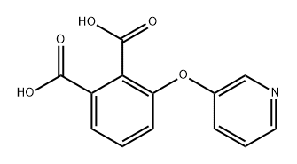 3-(PYRIDIN-3-YLOXY)PHTHALIC ACID 結(jié)構(gòu)式