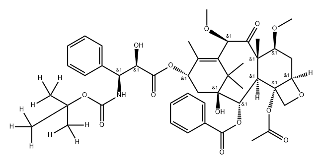 [2H9]-Cabazitaxel Struktur