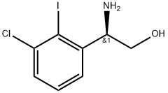 2-amino-2-(3-chloro-2-iodophenyl)ethanol Struktur