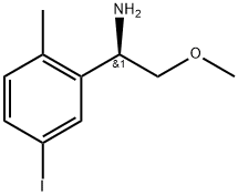 (R)-1-(5-iodo-2-methylphenyl)-2-methoxyethanamine Struktur