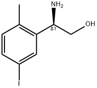 (R)-2-amino-2-(5-iodo-2-methylphenyl)ethanol Struktur