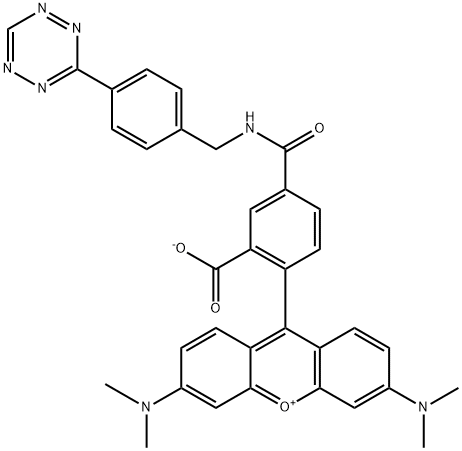 5-TAMRA-5-Tetrazine Struktur