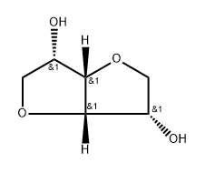 1,4:3,6-Dianhydro-L-mannitol Struktur